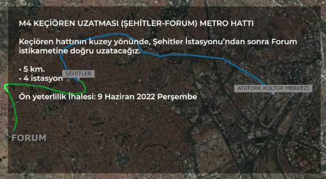 Ankara'ya 4 yeni metro hattı geliyor! Mansur Yavaş duyurdu