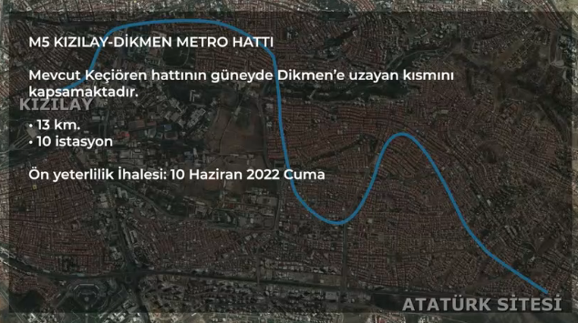 Ankara'ya 4 yeni metro hattı geliyor! Mansur Yavaş duyurdu