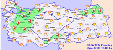 Son Haziran yağmuru geliyor: Meteoroloji 14 il için alarm verdi, sağanak yağacak!