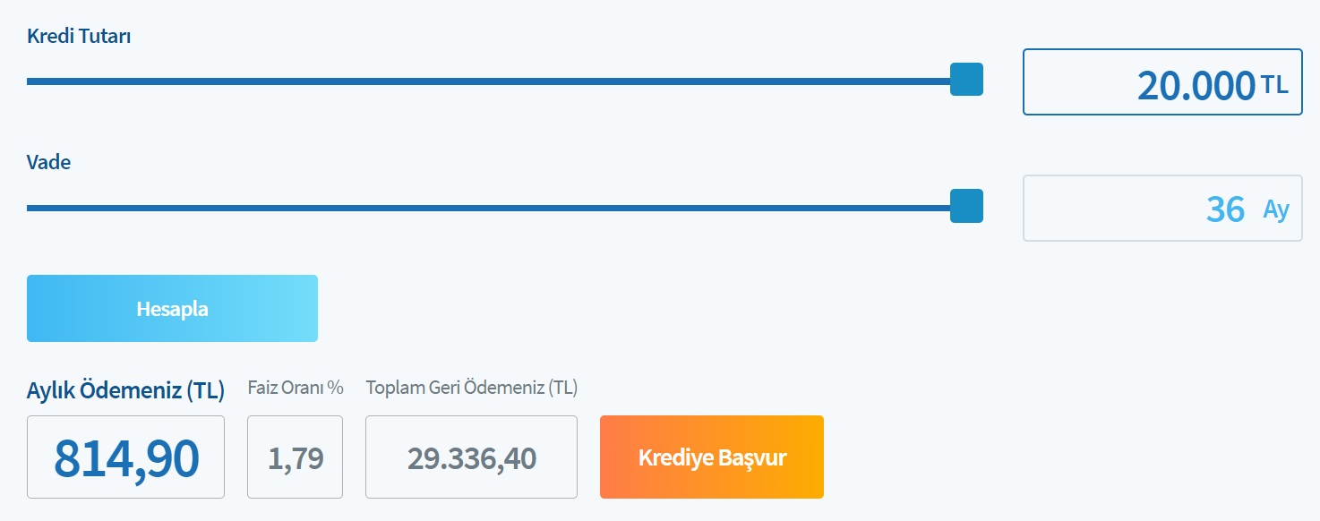 Halkbank'tan Asgari Ücretlilere 814 TL Taksitle 20 Bin TL İhtiyaç Kredisi Desteği!