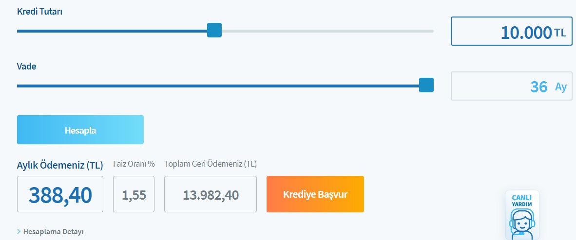 Bankaların temmuz öncesi 5.000 TL ve 10.000 TL ihtiyaç kredisi teklifleri