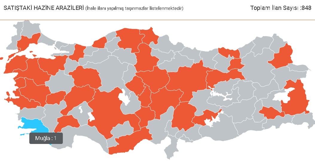 Üzerine Ev Yapmak Serbest! Milli Emlak 37 İlde Sıfır Peşinat Aylık 204 TL Taksitle Hazine Arazisi, Arsa Satıyor