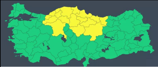 Sel fena vurmuştu! Meteoroloji 17 il için daha sarı kodlu kuvvetli yağış uyarısı yaptı!