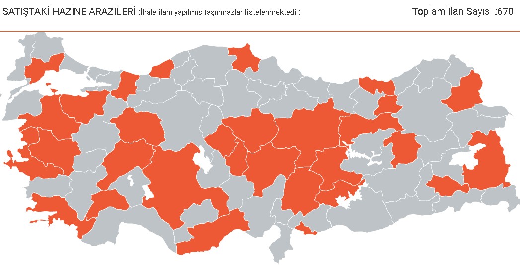 29 İlde Milli Emlak'tan Satılık Arsa Alana İkinci El Araba Yanında Bedava! 150.823 TL'ye Hazine Arazisi Al, Hediyeyi Kap