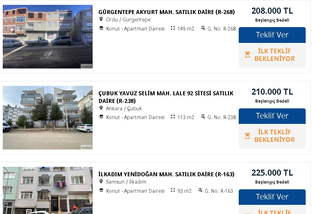 Denizbank İcralık Evler İçin Satılık Daire İlanları Yayımladı: 145 m2 3+1 Daire Sadece 208.000 TL!