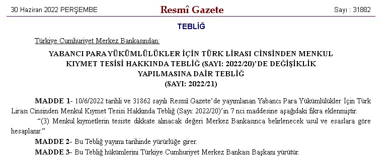 SON DAKİKA: Merkez Bankası'ndan Yeni TL Adımı ve Kredi Kararı Resmi Gazete İle Yayımlandı!