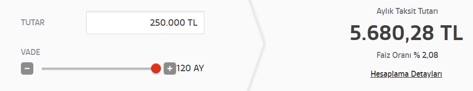 120 Ay Vadeli 250 Bin TL Konut Kredisi Çekip Ev Sahibi Olanlar Akbank'a Aylık Kaç TL Kredi Taksiti Ödüyorlar?