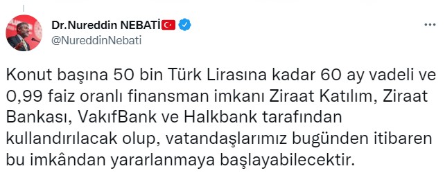 Kredi Müjdesini Erdoğan Vermişti! Halkbank Bayram Öncesi 60 Ay Taksitle 0.99 Faizli 40.000 TL Kredi Başvurusunu Başlattı