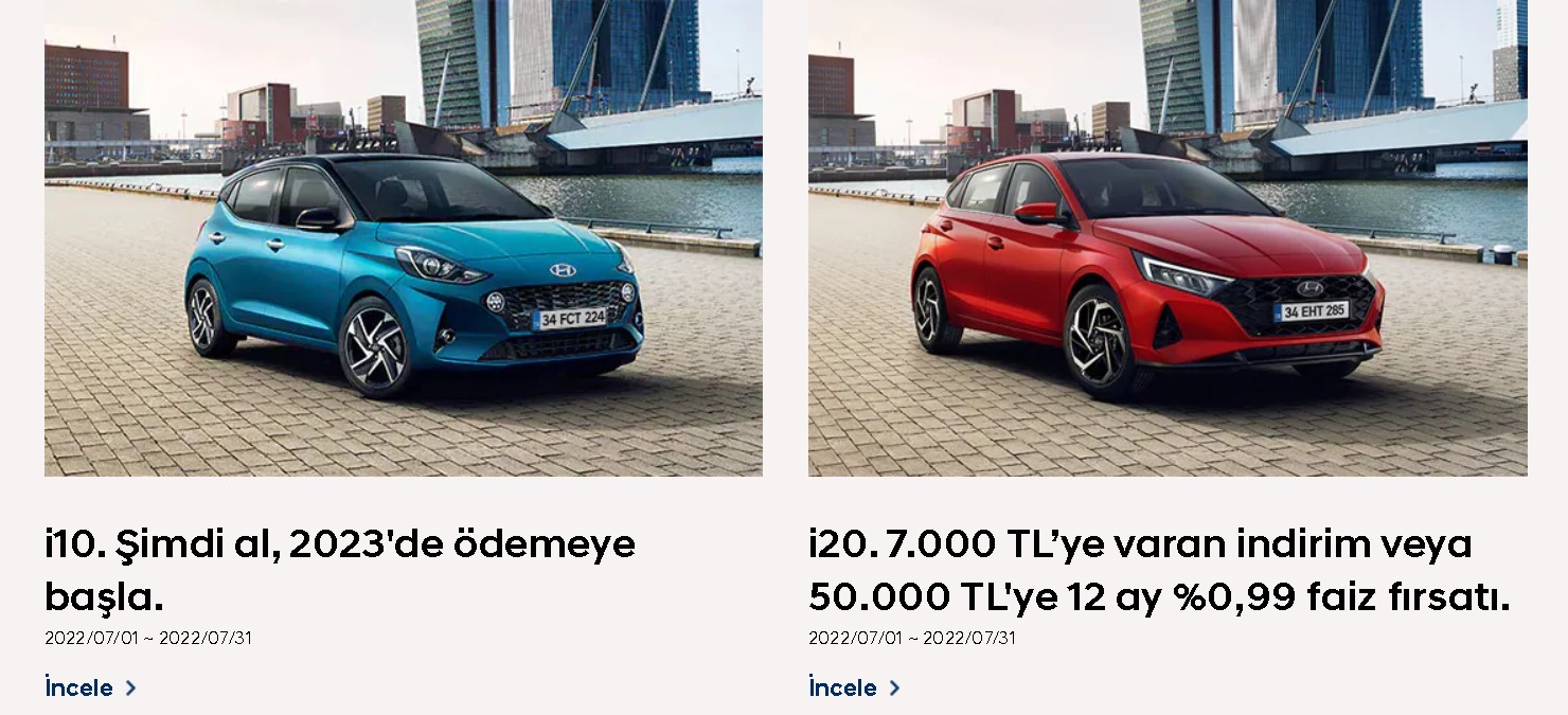 Hyundai i20 Temmuz Ayı Satış Fiyatları Açıklandı! 0.99 Faizle Taşıt Kredi Desteği Sürüyor