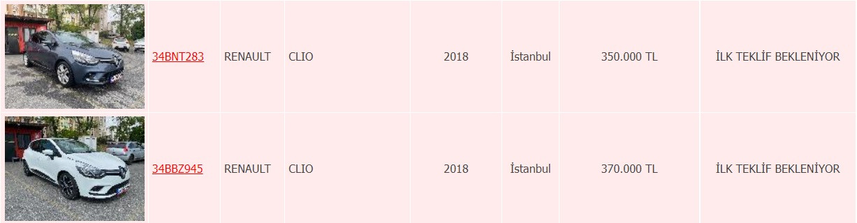 Ziraat Bankası'ndan Bedavaya Yakın Kelepir İkinci El Araçlar! Fiyatlar 119 Bin TL'den Başlıyor!