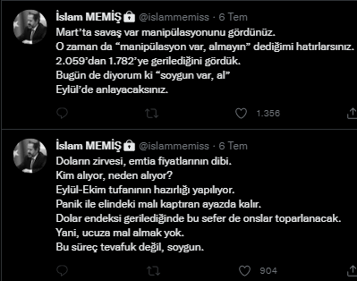 Dolar gram altının kurtarıcısı oldu diyen İslam Memiş gram altının pik tarihi verdi: Panik yapan ayazda kalır!