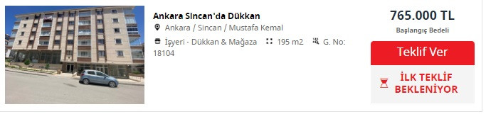 Ziraat Bankası Ankara'da Bedavaya Yakın Fiyata İkinci El Konut Satıyor! 160 Bin TL'den Başlayan Fiyatlar Kiradan Kurtarıyor!