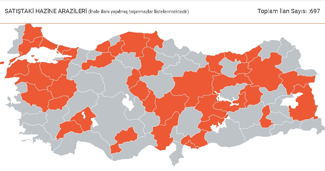 Milli Emlak'tan Bayram Şekeri Satılık Hazine Arazisi! 44 İlde 435 TL Taksitle 381.50 M2 Arsa, Bahçe, Tarla Fırsatları