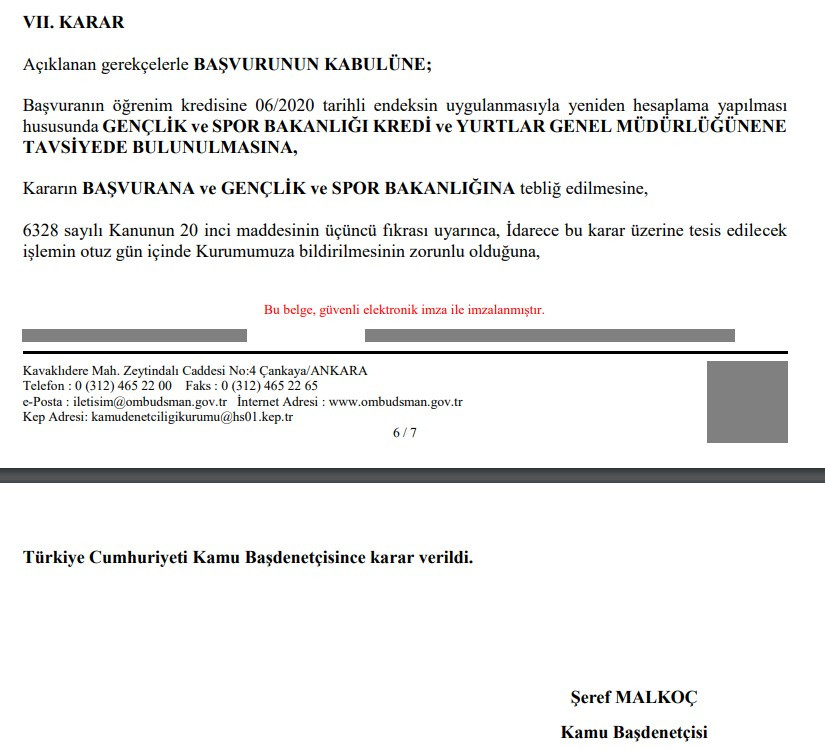 Kredi Faizleri Hakkında KDK'dan Flaş Emsal Karar! KYK Öğrenim Kredisi Borcu Olanların Fazla Faizi Silinecek