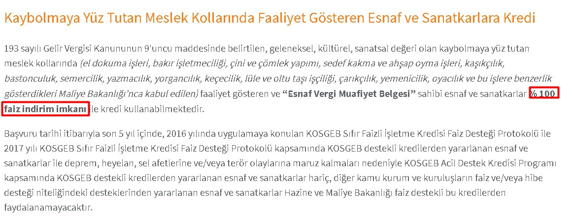 Bu 16 Mesleği Yapanlara Halkbank Sıfır Faizli Kredi Desteği Veriyor, Maliye Bakanlığı Yüzde 100 Faiz indirimi Yapıyor