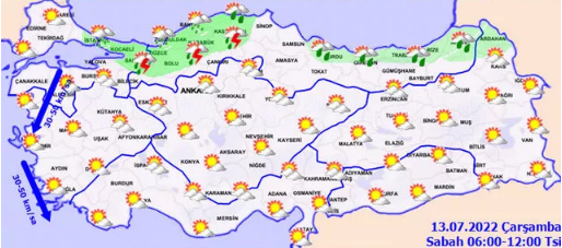 Bayram bitti, yağışlar devam! Meteoroloji 25 il için uyarıyı yaptı: Yoğun yağışlar geliyor!