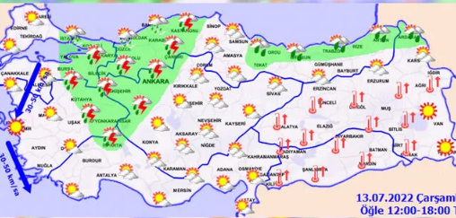 Bayram bitti, yağışlar devam! Meteoroloji 25 il için uyarıyı yaptı: Yoğun yağışlar geliyor!