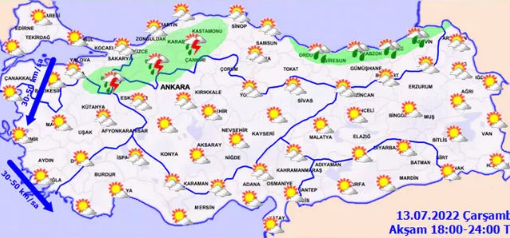 Bayram bitti, yağışlar devam! Meteoroloji 25 il için uyarıyı yaptı: Yoğun yağışlar geliyor!