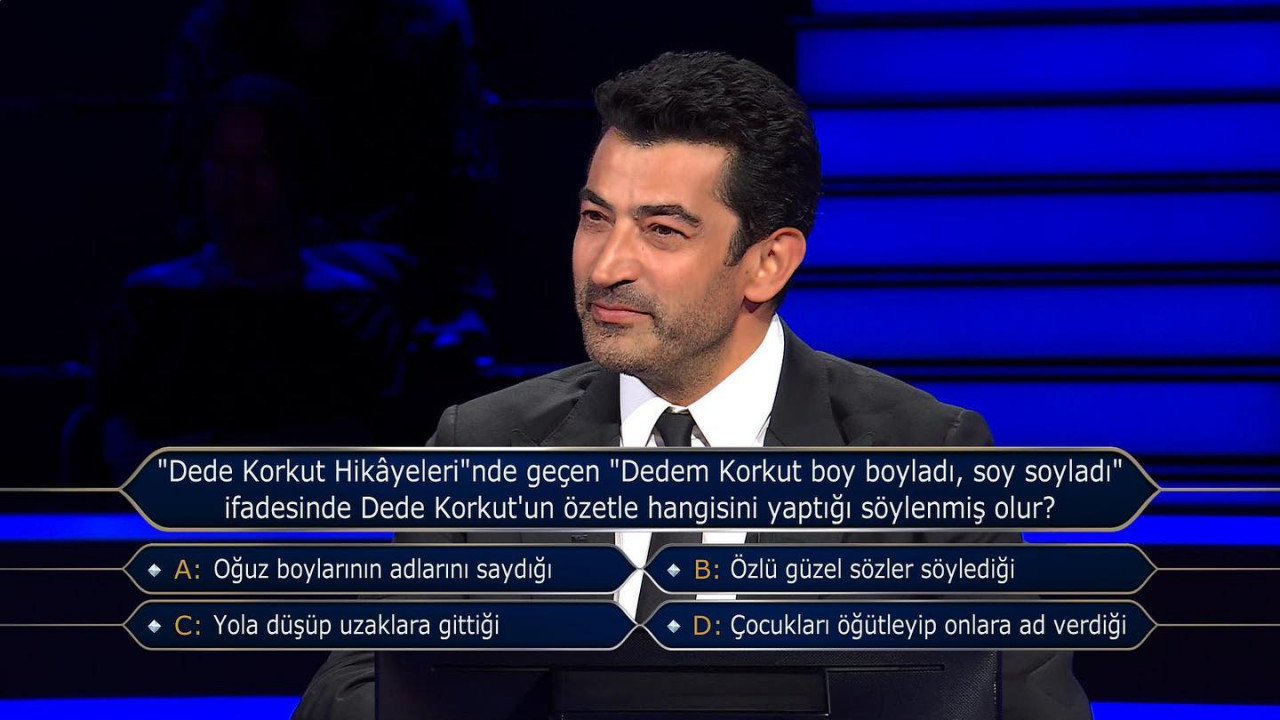 Kim Milyoner Olmak İster'de Soruldu! Dedem Korkut Boy Boyladı Soy Soyladı Ne Demek?