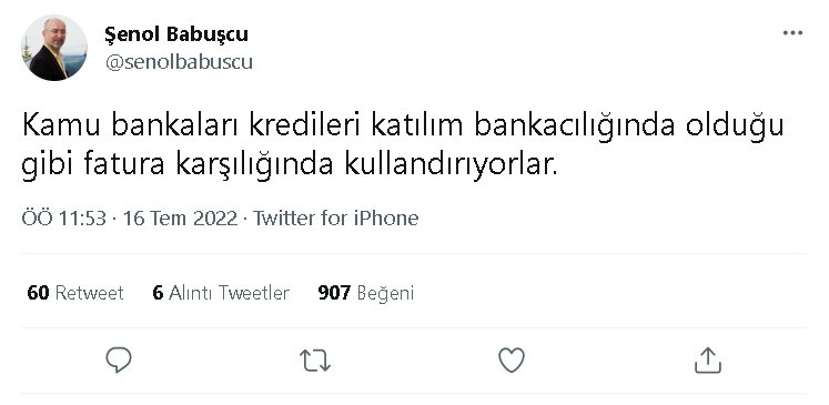 Ziraat Bankası'nın Eski 2 Numaralı İsmi Şenol Babuşçu Açıkladı! Kamu Bankaları Fatura Getirmeyene Kredi Vermiyor