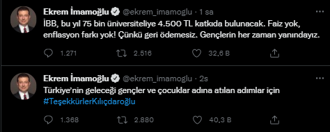 İBB Başkanı Ekrem İmamoğlu duyurdu: Öğrencilere geri ödemesiz 4.500 TL destek ödemesi yapılacak!