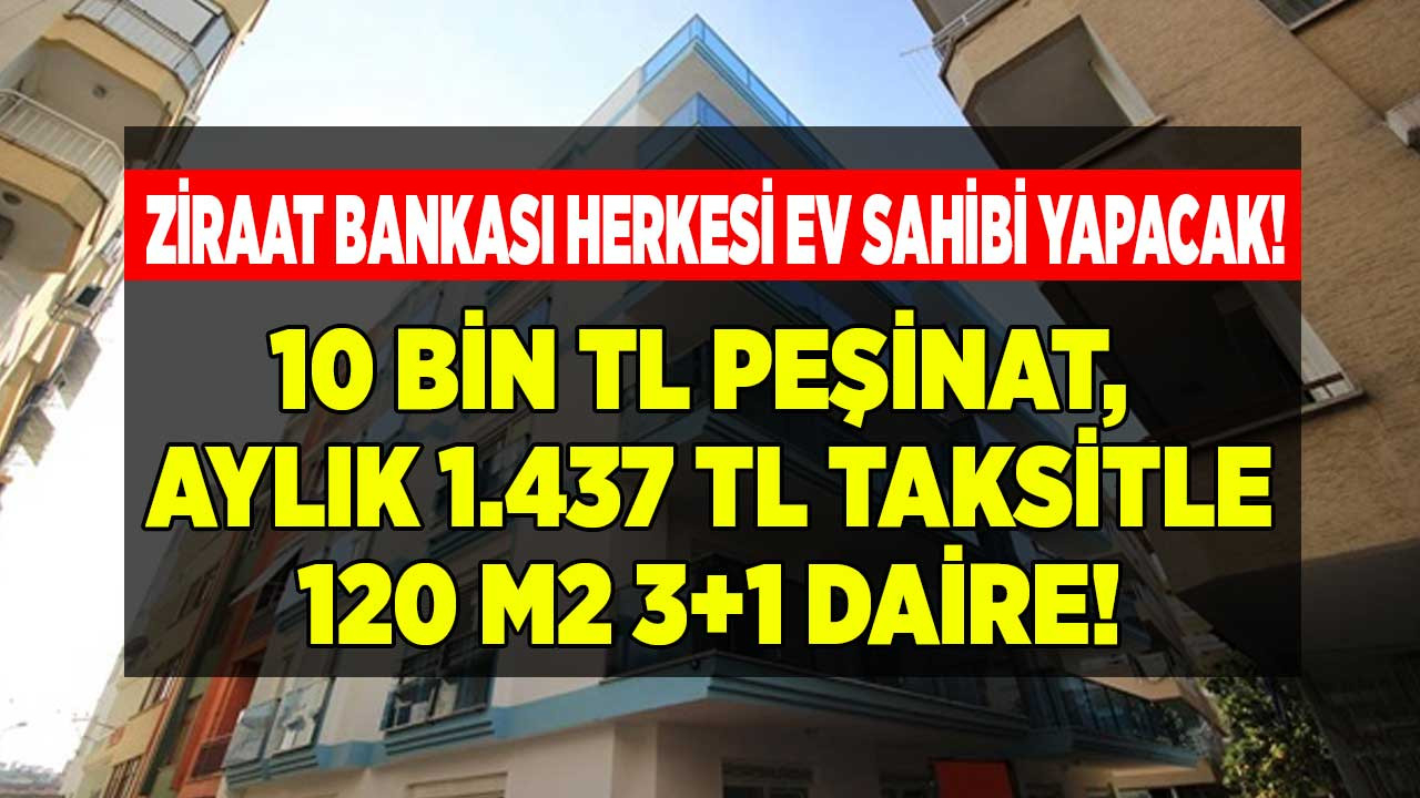 Denizbank Şehir Merkezinde Hastaneye, Okula Yakın 3+1 Kombili Daireyi 270 Bin TL'ye İlana Çıkardı! Bankadan Satılık Kelepir Apartman Dairesi