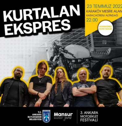 Ankara Motofest Kurtalan Ekspres konseri ne zaman, nerede, saat kaçta, ücretsiz mi?