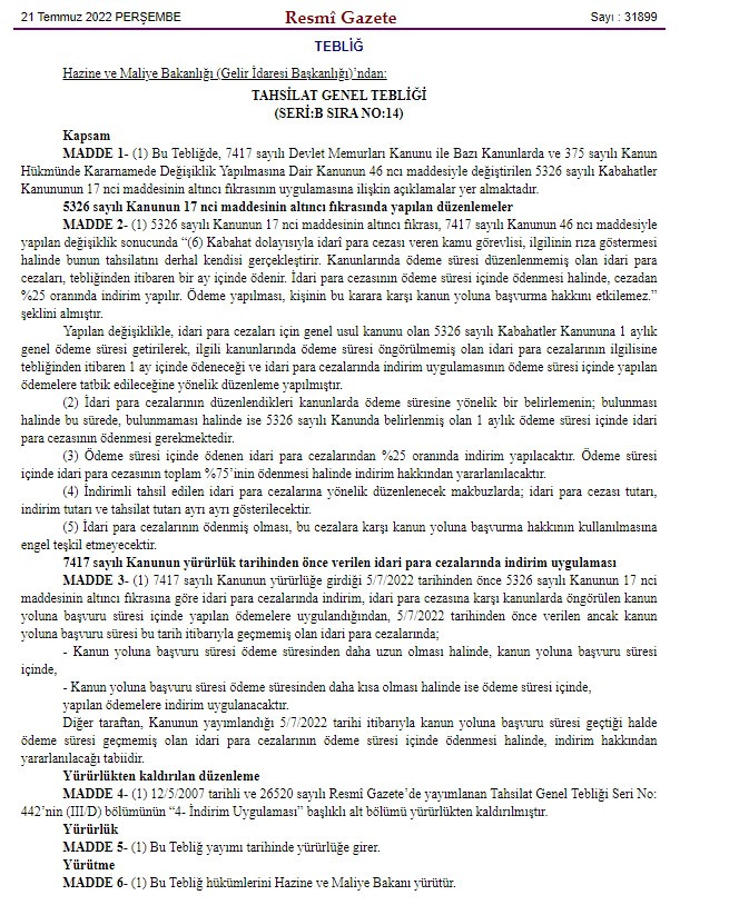 Merkez Bankası öncesi Hazine ve Maliye Bakanlığı faiz artırdı! Gecikme Faizi ve 6183 Tecil faizi oranı 2022 için rekor zam Resmi Gazete'de