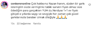 Ünlü sanatçı Nazan Öncel Taksim'deki konut fiyatlarına tepki gösterdi! 1+1 dairenin fiyatını duyunca...