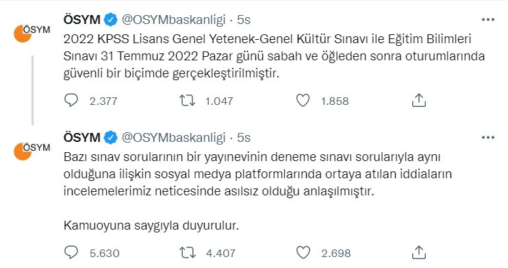 Cumhurbaşkanı Erdoğan'dan KPSS açıklaması! KPSS sınavı iptal mi ediliyor, Cumhurbaşkanı ne dedi?