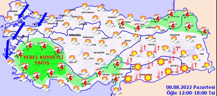 MGM 9 ilde şiddetli sağanak yağış alarmı verdi, AFAD teyakkuza geçti! Ani sel tehlikesi olan iller hangileri?