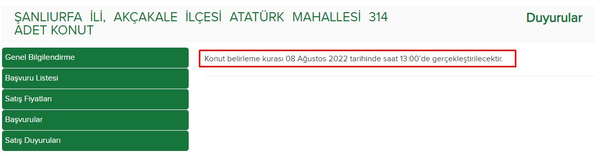 TOKİ Şanlıurfa Akçakale Atatürk Mahallesi kura çekilişi canlı yayın ile yapıldı! Akçakale TOKİ evleri 2+1 ve 3+1 çekiliş sonuçları isim listesi Ağustos 2022