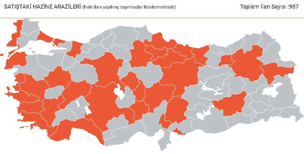 Evladiyelik arsa yatırımı yapmak isteyenlere Milli Emlak satılık hazine arazileri için indirim yaptı! 503 m2 arsa 2.600 TL