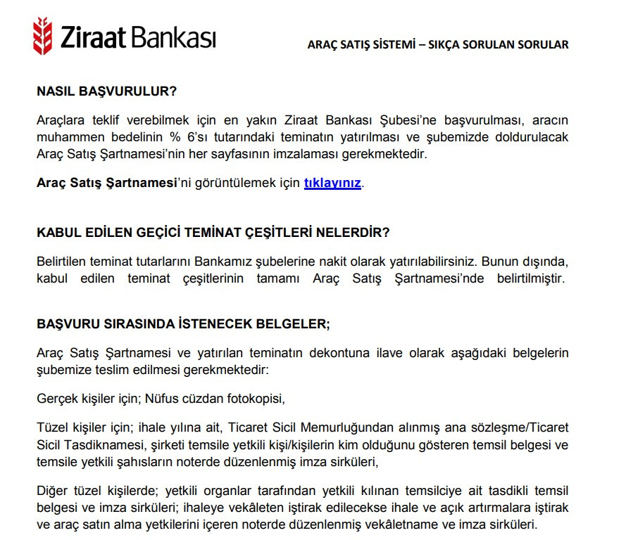 Bu fiyata kapanın elinde kalır! 80 bin liradan başlayan fiyatlarla Ziraat Bankası 2. el araç satıyor