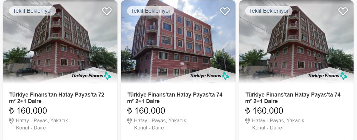 Bankalar 100 Bin TL'ye, 110 Bin TL'ye konut satışı yapıyorlar! Yatırımlık konut satış ilanları yayınlandı!