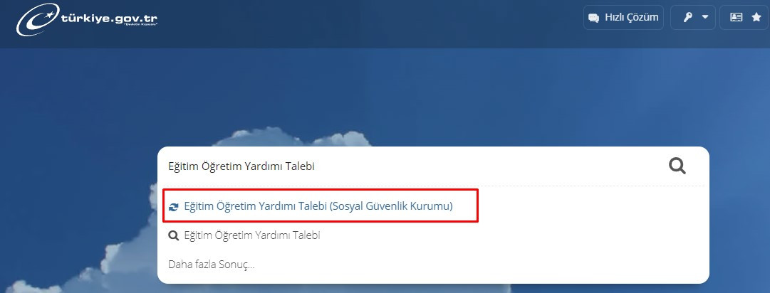 Kırtasiye yardımı başvurusu e-Devlet ekranı! e Devletten 1300 TL yardım başvuru linki nasıl yapılır?