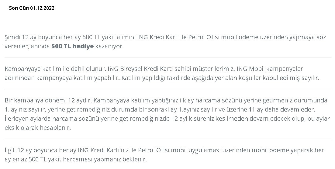 Araç sahipleri kaçırmayın! Kredi kartı ile her ay almaya söz verene Petrol Ofisi 500 liralık Benzin, Motorin ve LPG otogazı bedava veriyor