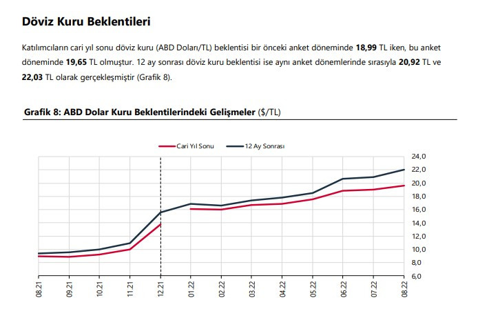 TL'nin patronu FED'e meydan okudu, bu sefer rakam verdi! Merkez Bankası 2022 -2023 yıl sonu dolar kuru ve enflasyon tahmini açıklandı