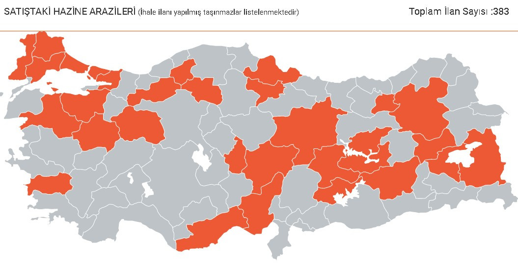 Milli Emlak satılık hazine arazileri için 26 ilde başvuru ekranını bugün 07:30'da açtı! Aylık 888 TL taksitle arsa satışı