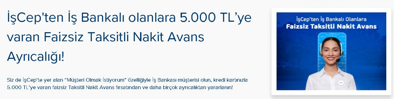 İş Bankası hesabı olana değil olmayana veriyor! 5000 TL faizsiz kredi müjdesi o şartla veriliyor