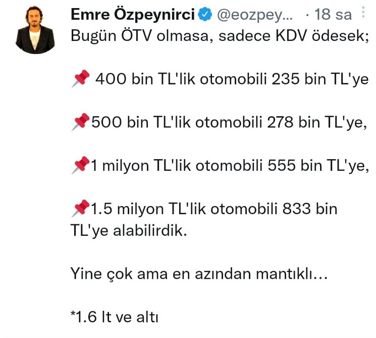 ÖTV'siz sıfır araç fiyatları Ekim 2022 listesi yayımlandı! ÖTV indirimi ile araba fiyatı 165 bin TL ucuzluyor