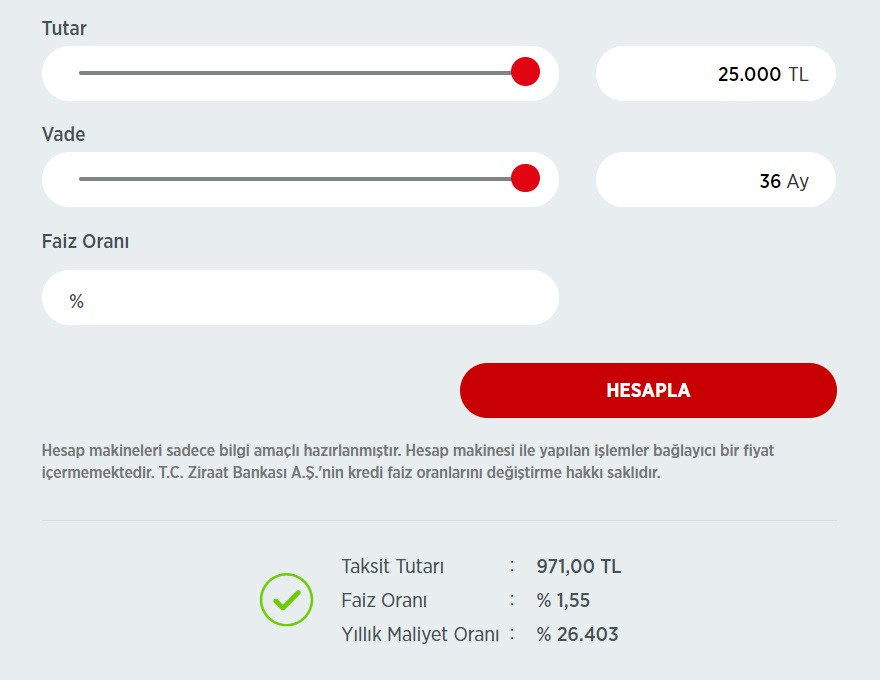 Ziraat Bankası faizi düşürdü! 25 Bin TL ihtiyaç kredisi bu taksitle verilmeye başlandı!