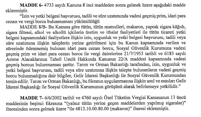 AK Parti meclise tütün ve alkol için yeni kanun teklifi verdi hapis cezası istendi