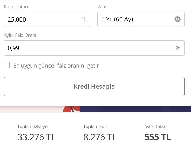 Halkbank 60 ay vadeli destek kredisi başvuru ekranı açıldı aylık 554 TL taksitle 25000 TL kredi