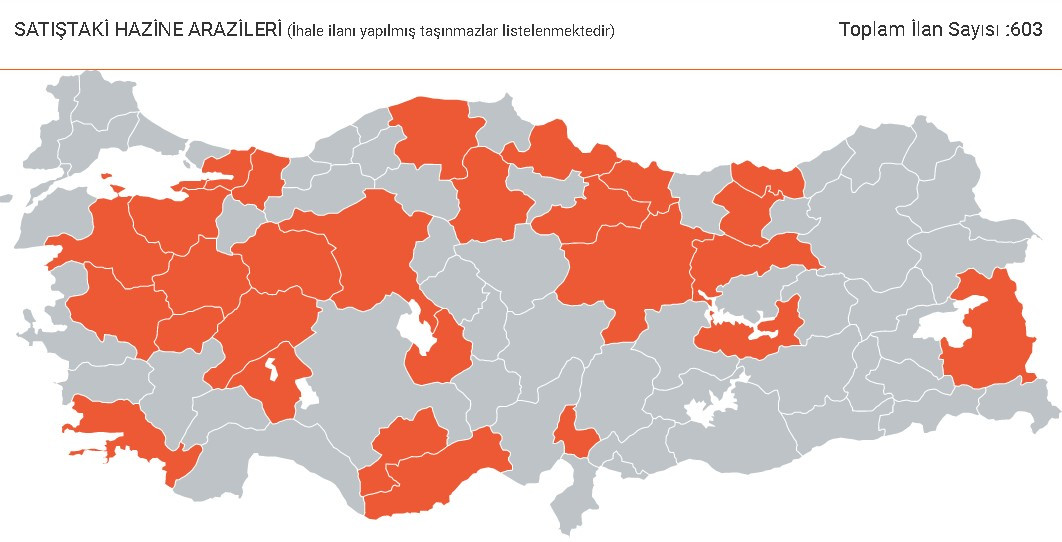 TOKİ bile bu fiyata arsa satamadı Milli Emlak 5000 TL peşin aylık 471 TL taksitle satılık hazine arazisi ilanları yayımladı