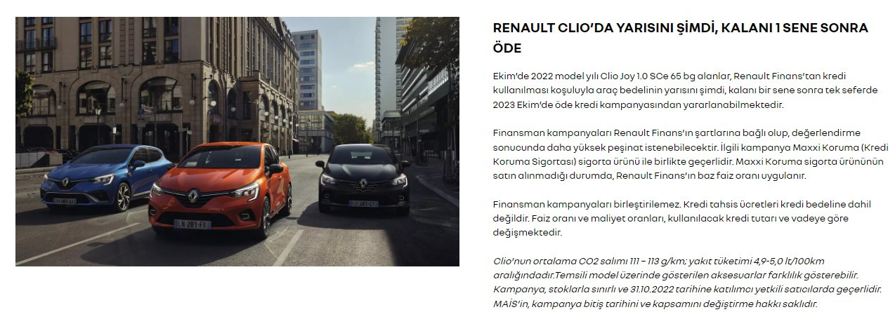 Yakıt cimrisi Renault Clio fiyatı ile görenleri şaşırttı 199.700 TL ödeyene hemen teslim sıfır araç!