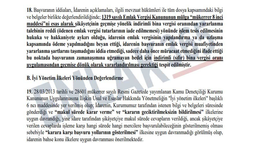 Emlak vergisi muafiyeti listesi yayımlandı bu listede yer alanlar devletten para iadesi alabilir