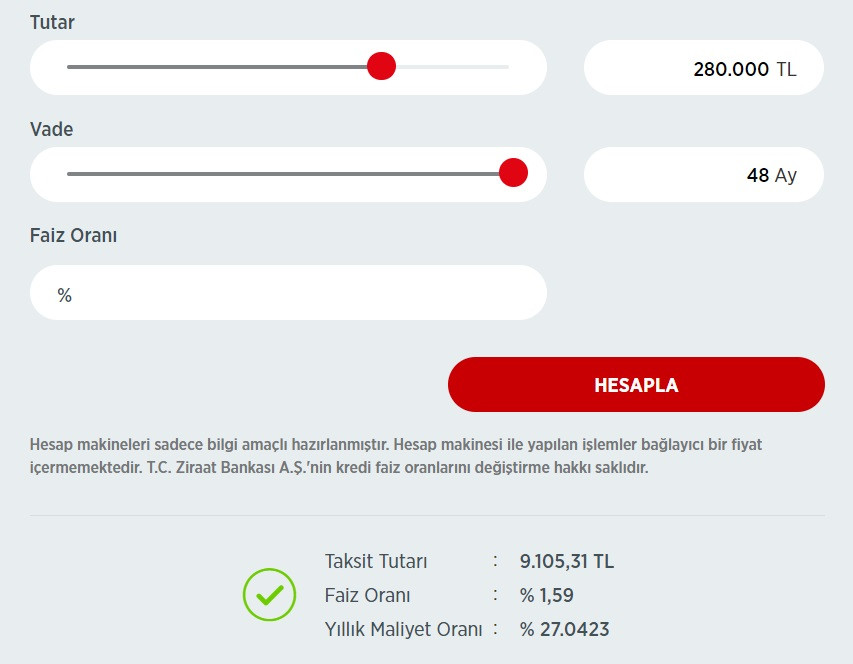 280 Bin TL taşıt kredisi kampanyası! Ziraat Bankası bu taksitlerle otomobil sahibi yapıyor!