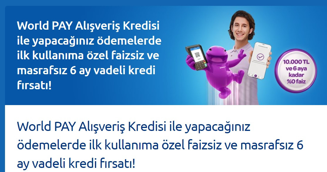 Yapı Kredi Bankası faizsiz 10 Bin TL kredi kampanyası! Telefonuyla QR kod okutanlara anında ödeme!