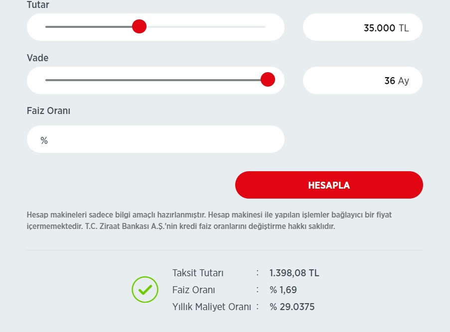 Ucuz kredide yeni perde açıldı! Ziraat Bankası 35 Bin TL dijital kredi kampanyası!